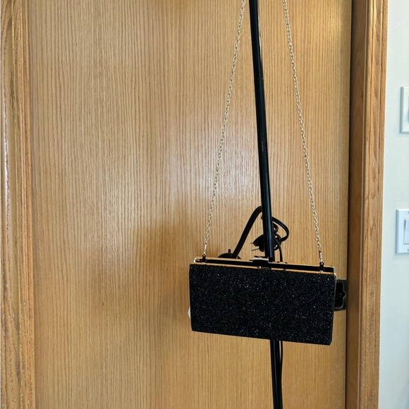 NEW ALDO BLACK GLITTER PURSE - Picture 2 of 9